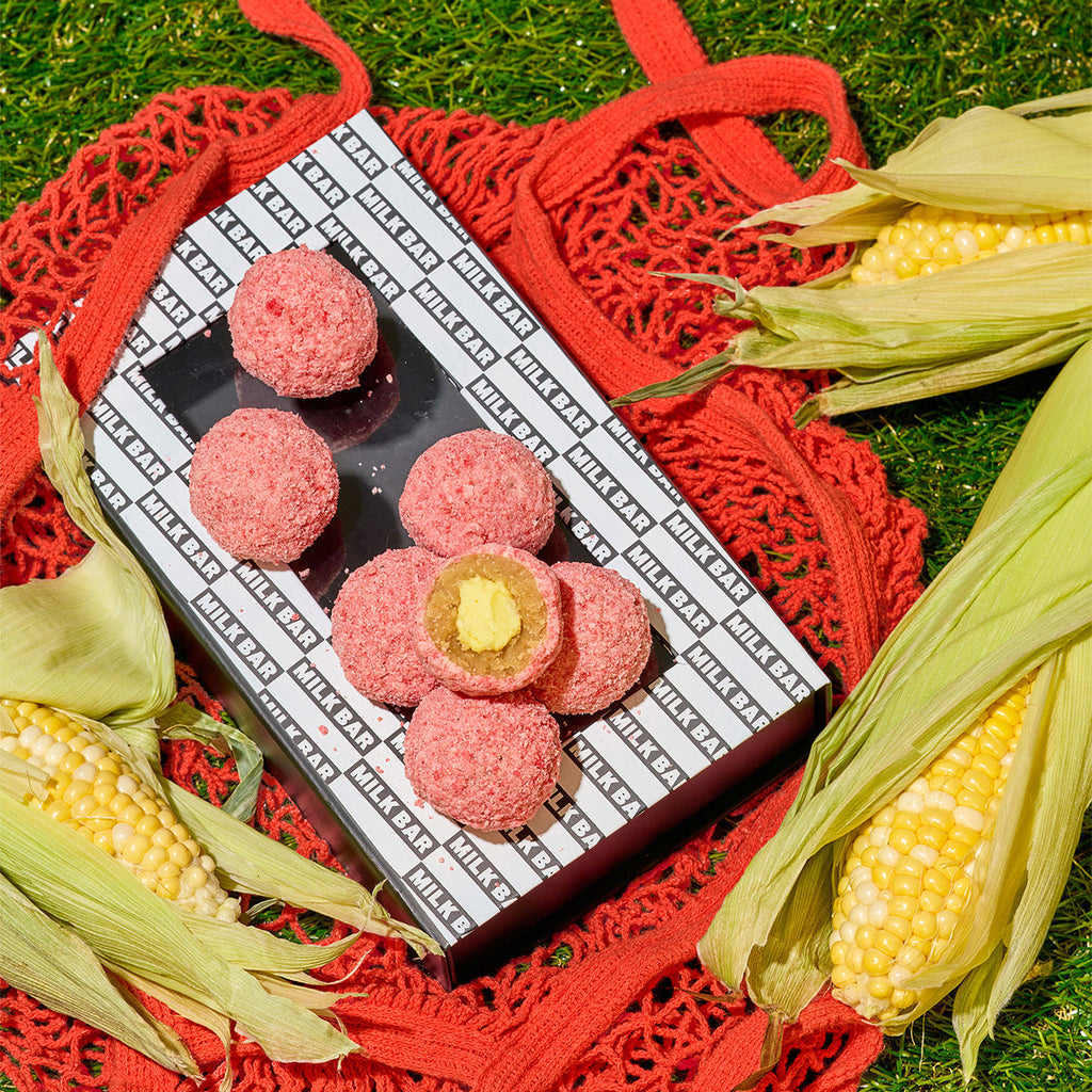 Strawberry & Corn Truffle Dozen