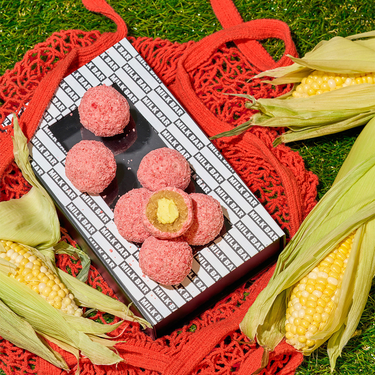 Strawberry & Corn Truffle Dozen
