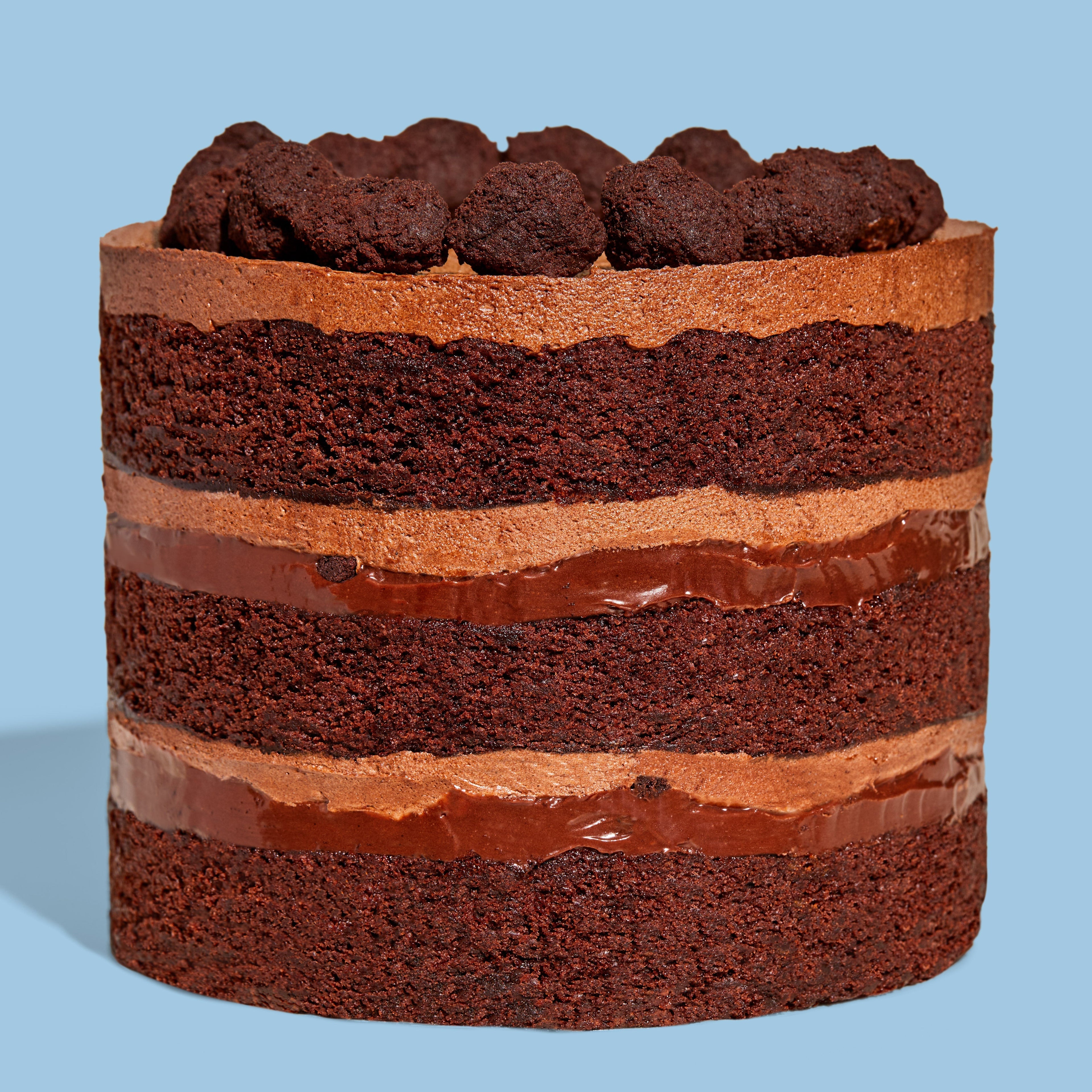 6" Quadruple Chocolate Cake